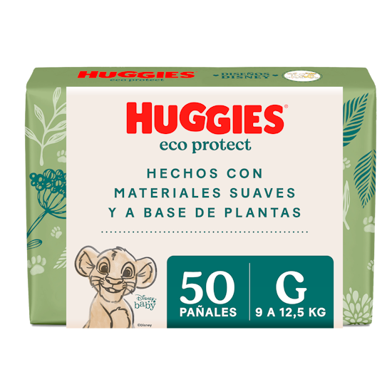 Pañales Huggies Eco Protect 3/G 50U